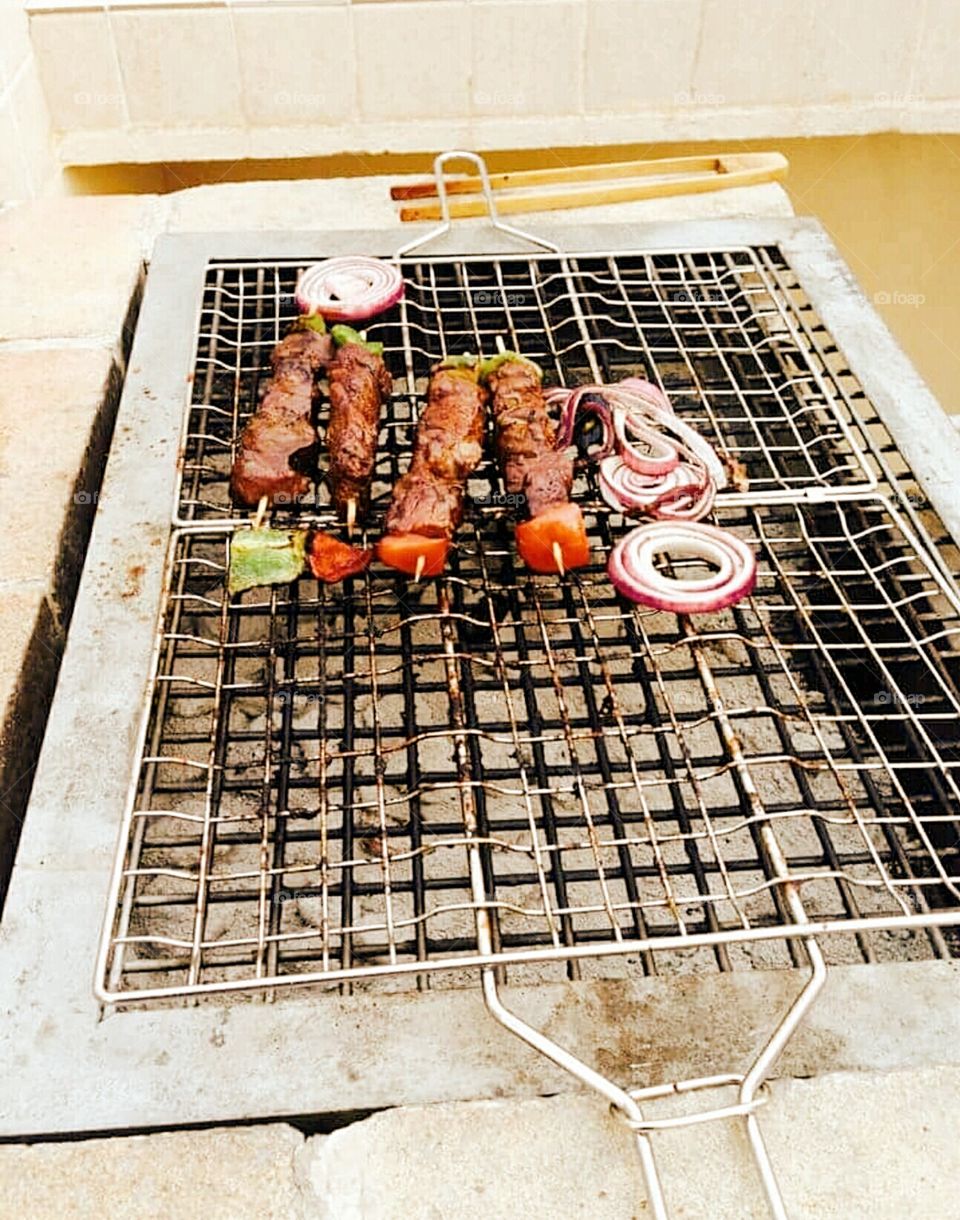 Homemade barbecue