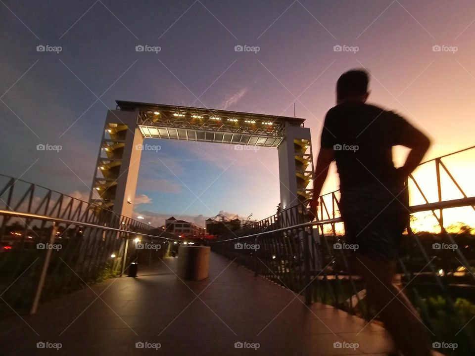 Beautiful night walk