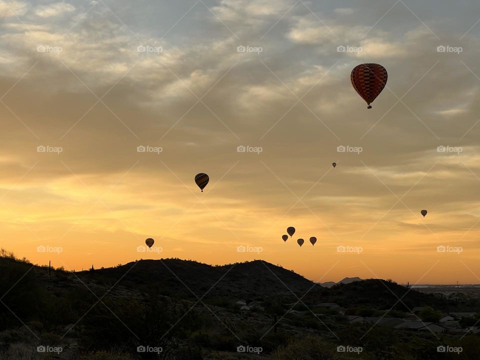 Desert balloons