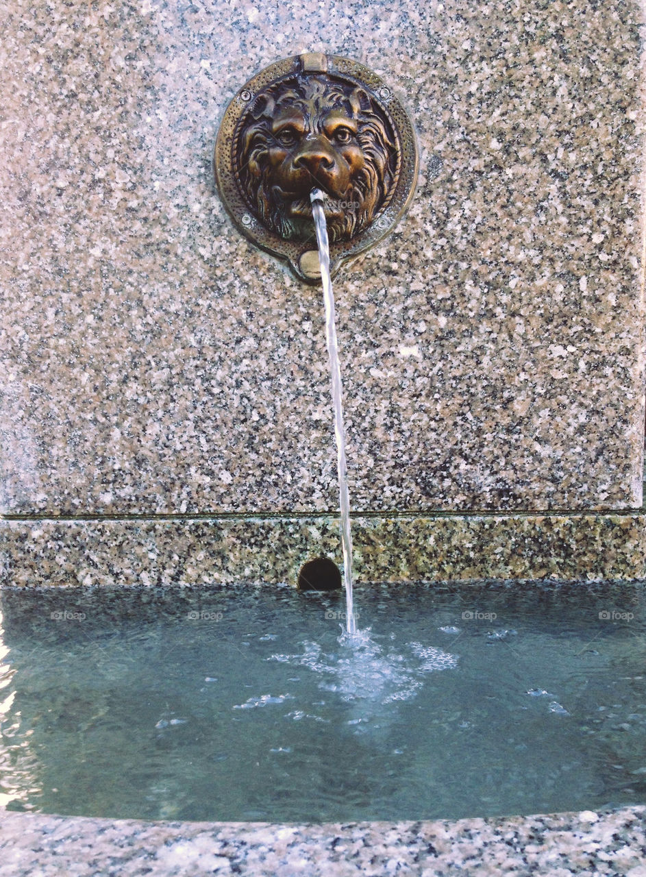 LIONS HEAD FOUNTAIN