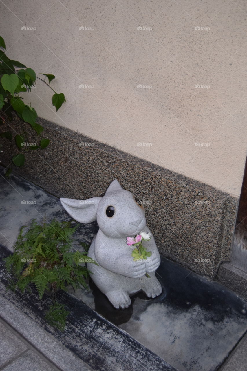 rabbit figure Japan