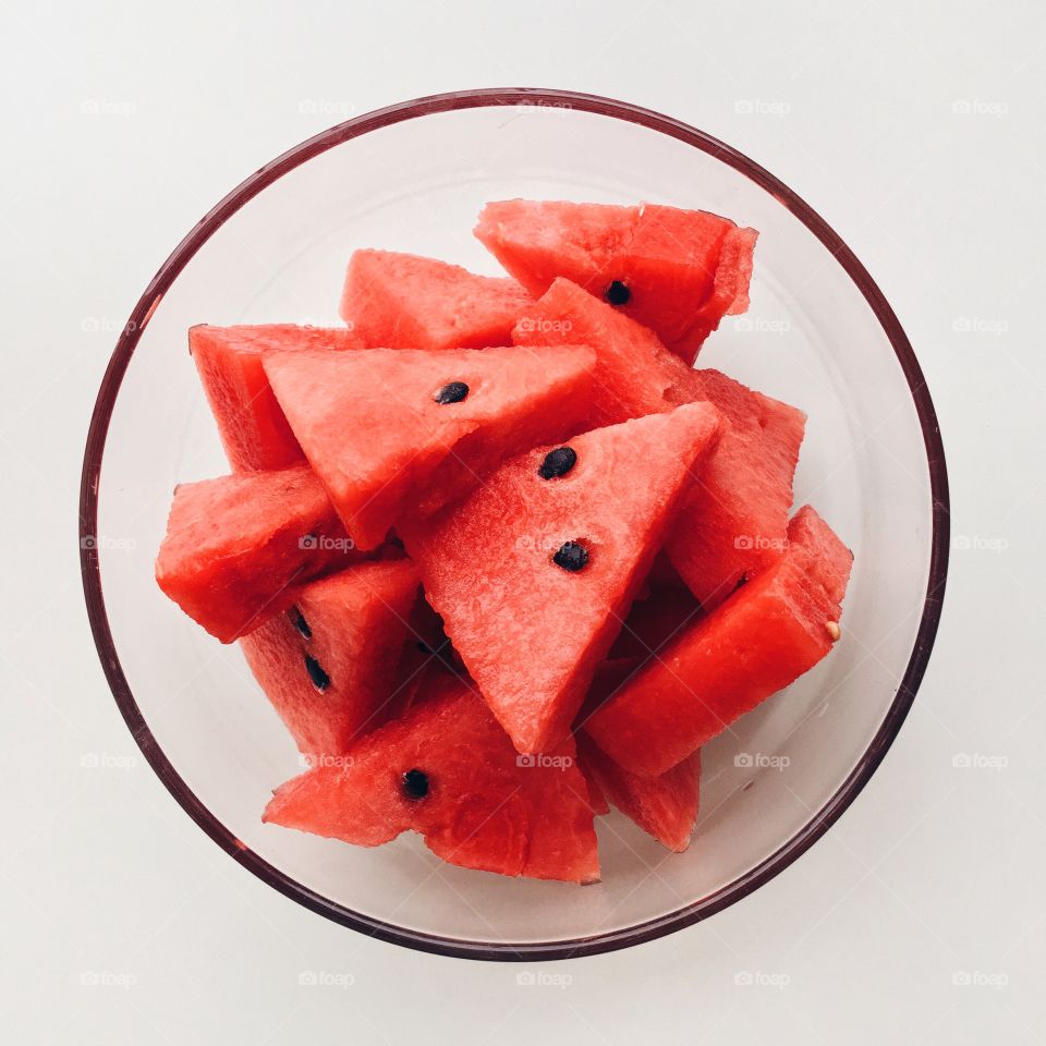 Red color story : Fresh Watermelon.