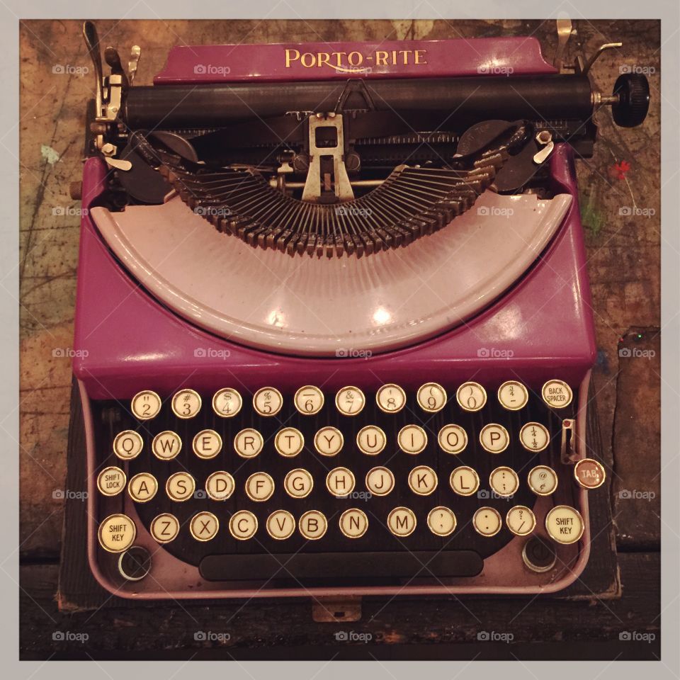 Porto-Rite Typewriter