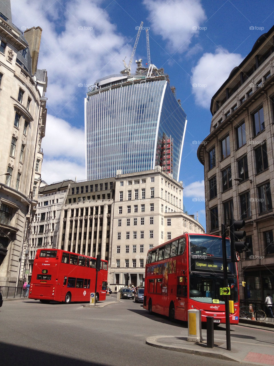 THE WALKIE TALKIE BUILDING NEARING COMPLETION.
