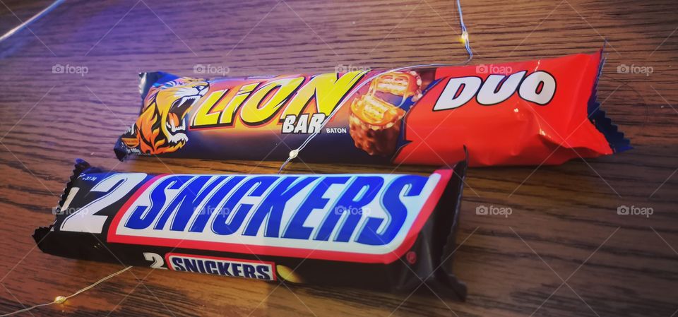 Lion and Snickers