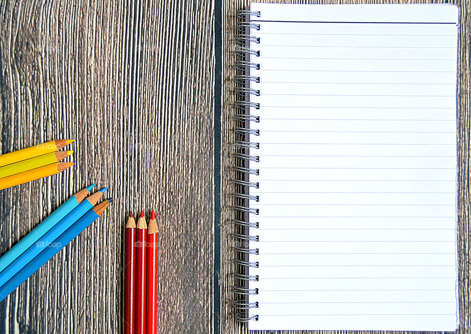 Pencils & notebook