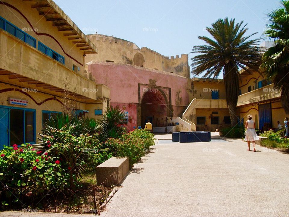 Moroccan houses in Essaouirra  
