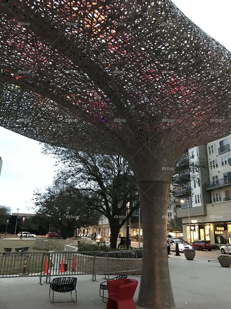 Monument at The Domain Mall, Austin, Texas, USA