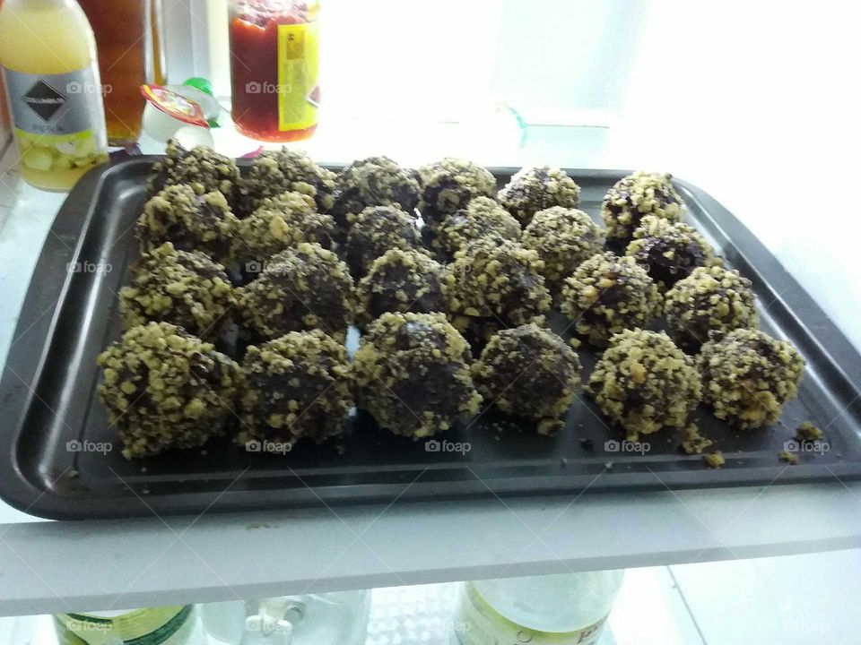the chocolate balls