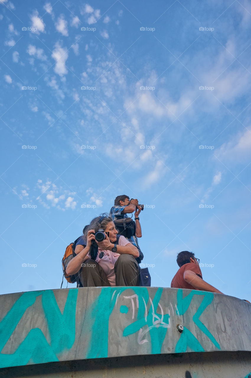 Photographing from above