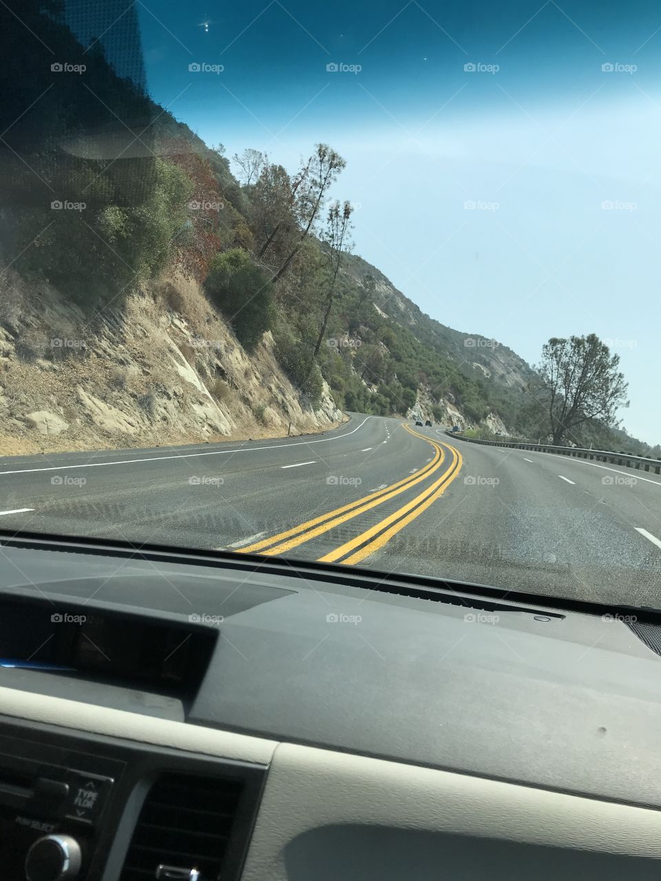 A decent view of the mountain and mountainside during an adventurous road trip. No doubt, the beauty of nature is a sight for sore eyes.