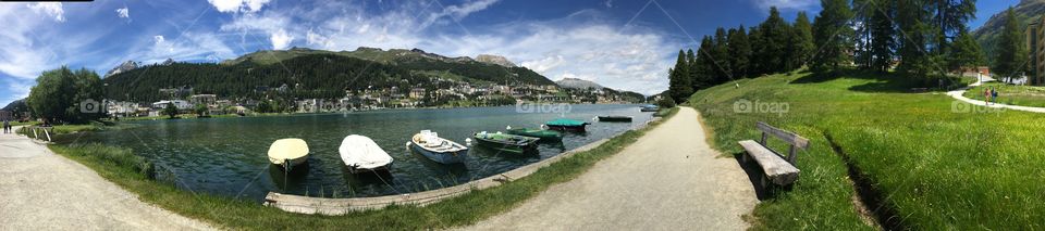 Saint Moritz lake
