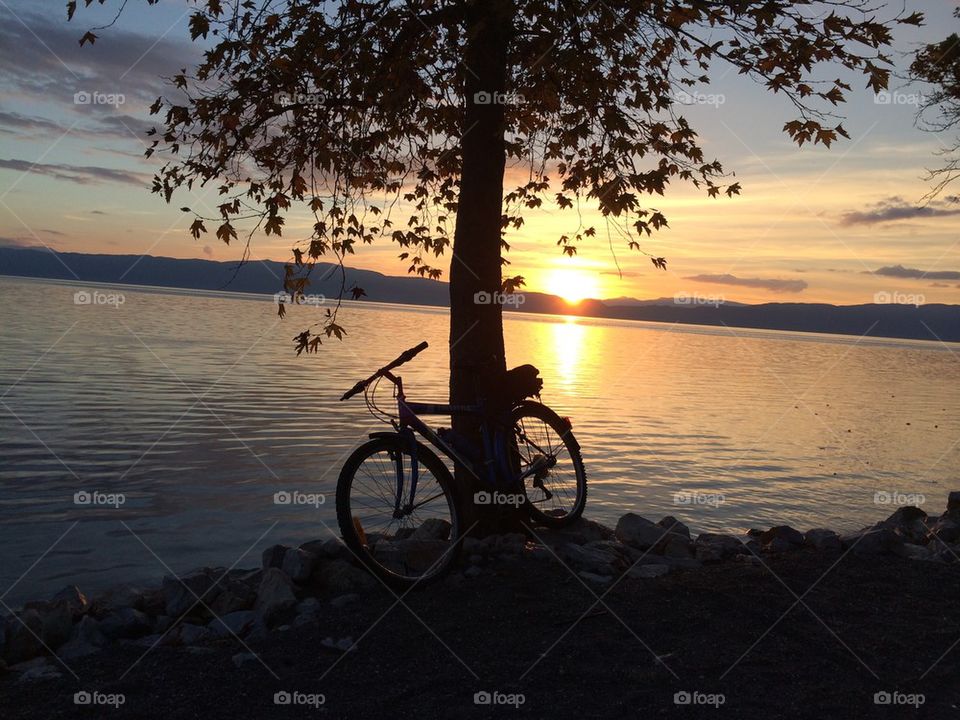 Sunset @ lake orchid