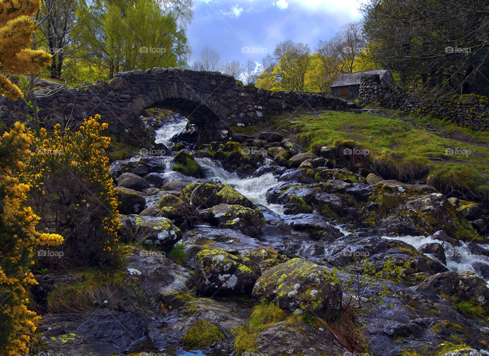 Ashness Bridge. Off Ullswater in Englands Lake District
