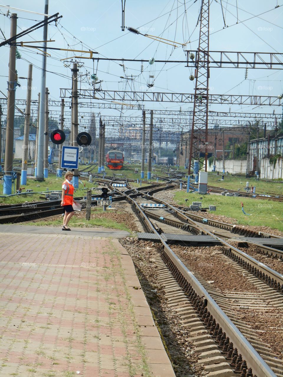 people on a train