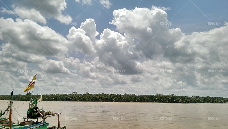 Rejang river. Longest river of Sarawak. Very important to the development of riverside city.