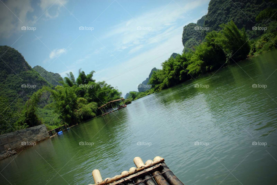 sky china river boat by el62580000