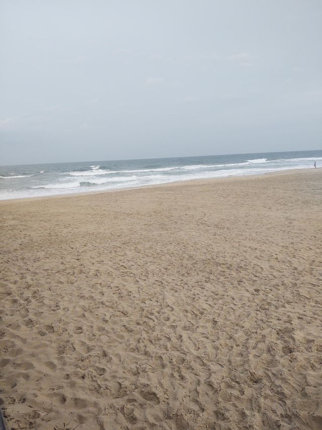Winter Atlantic Ocean tide