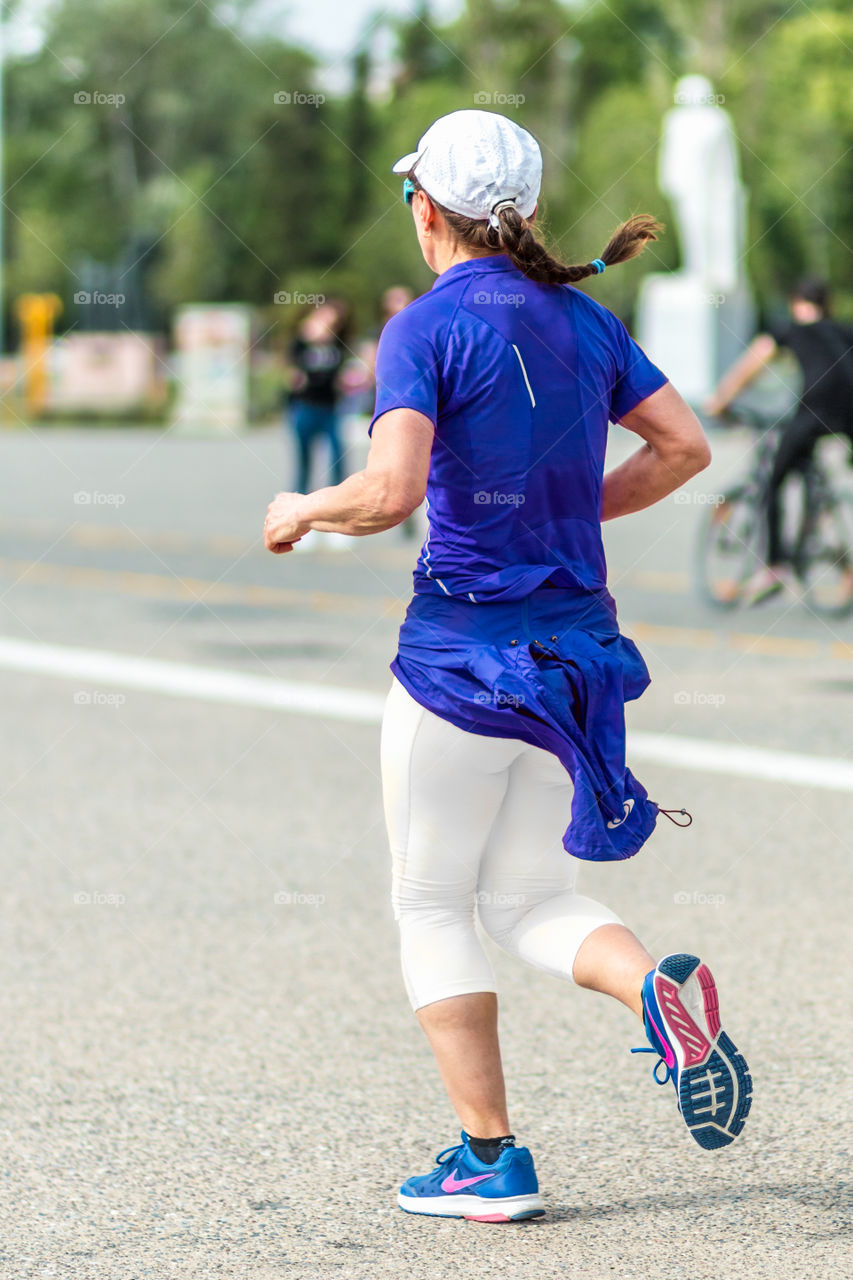 Woman Runner Running Jogging