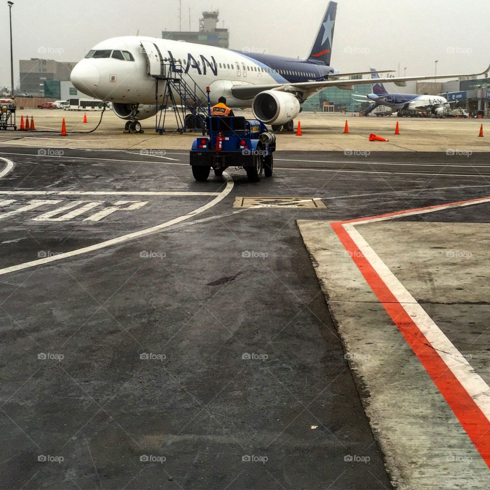 Airport in Lima, Peru