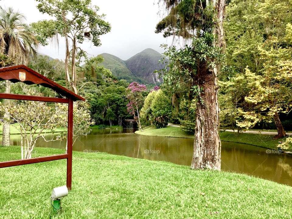 Lugar de muita paz e tranquilidade, onde você se conecta com a natureza, no country club em Nova Friburgo - Brasil 