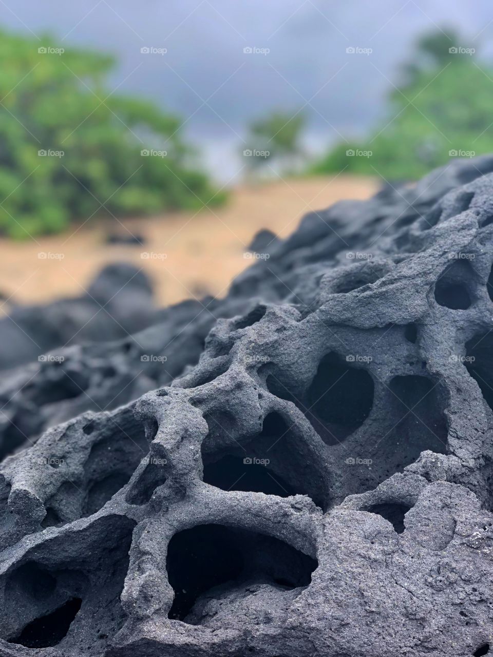 Lava rock in Hawaii 