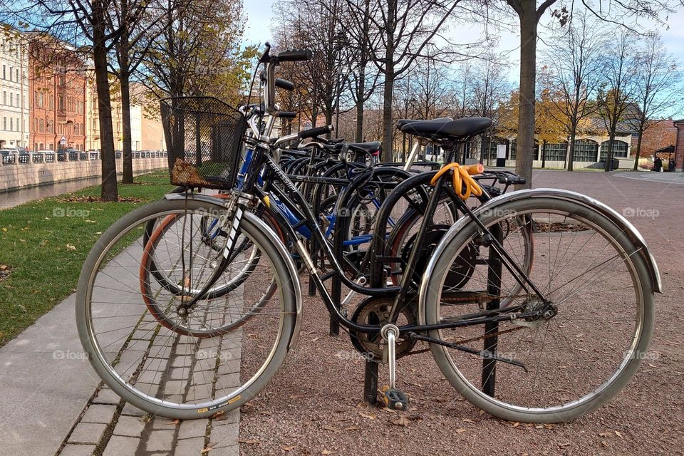 Bicycles in the city🚲🚲 Вike parking🚲🚲