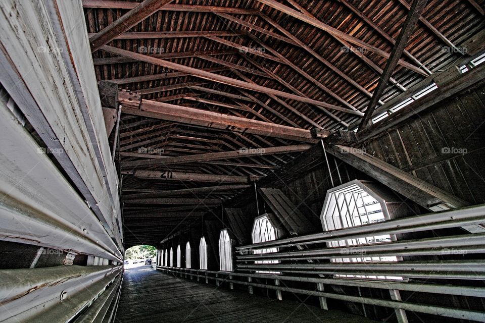 Covered Bridge Interior