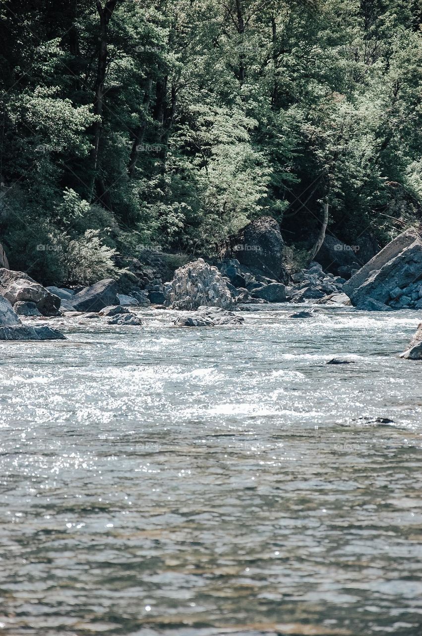 rock and water