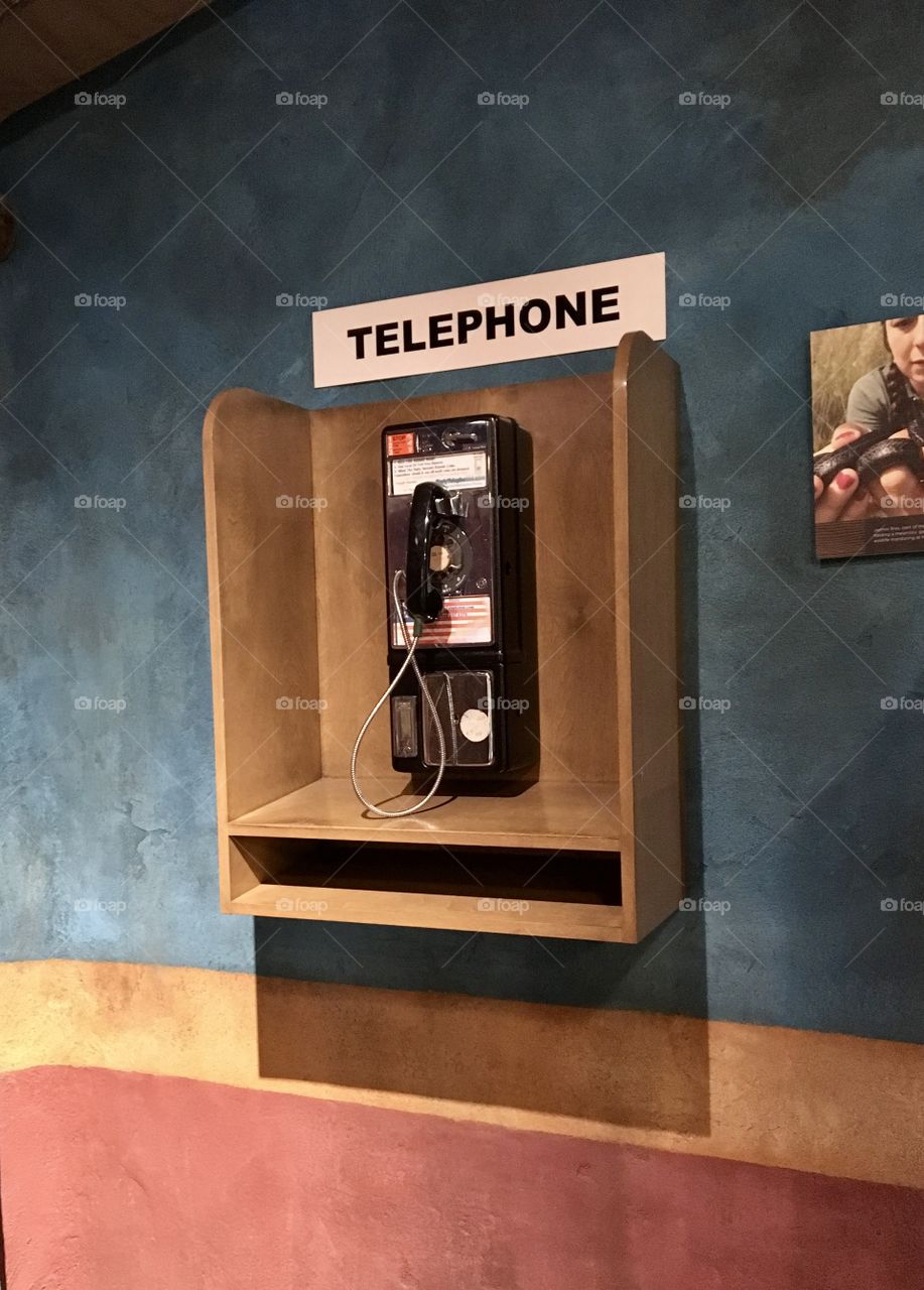 Old-fashioned telephone