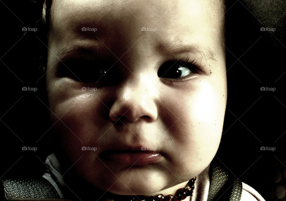 young dark baby contrast by rumbleeye