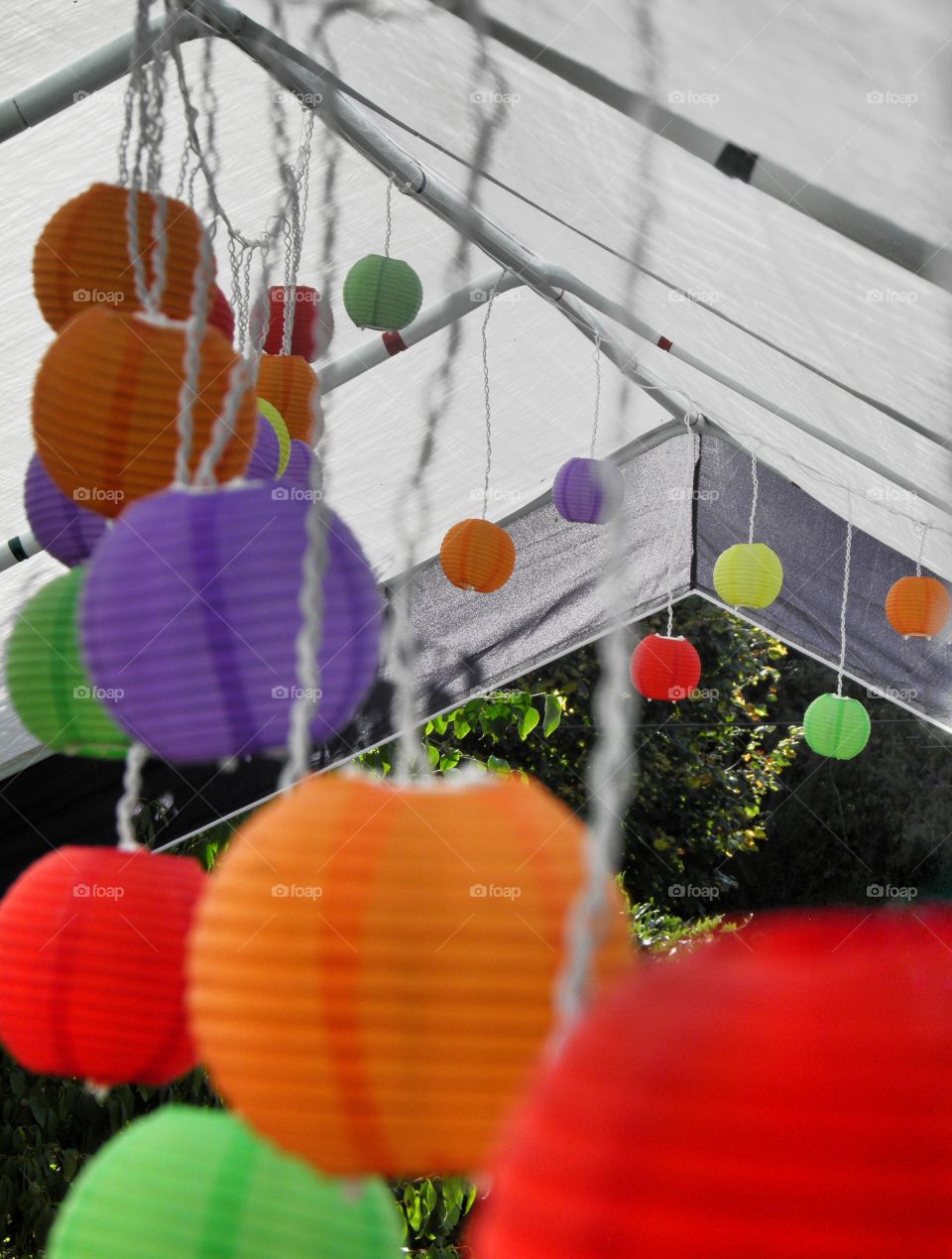 Des lanternes colorées pour célébrer son anniversaire