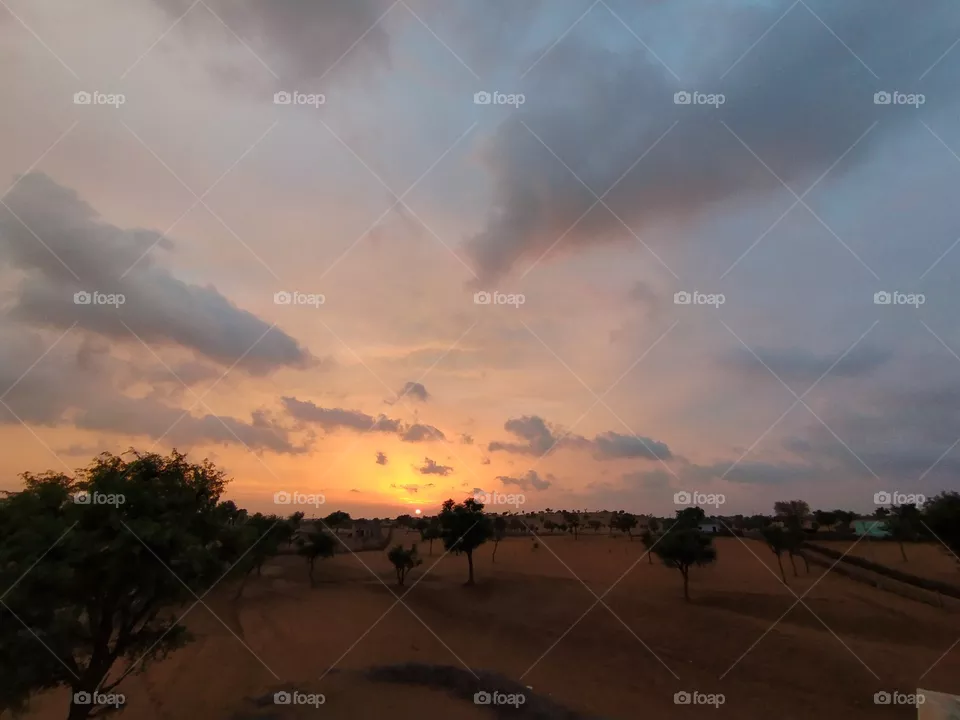 Beautiful sunset