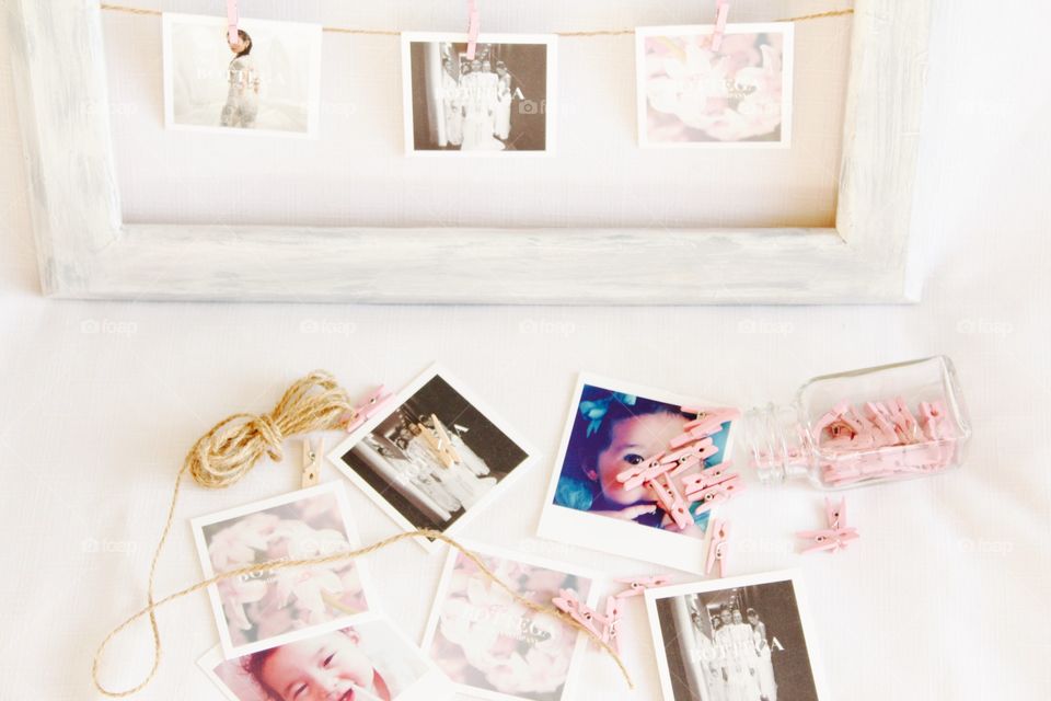 DIY photo frame 