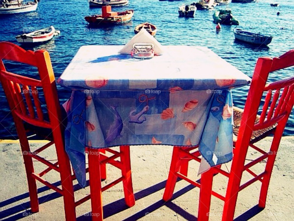 ocean table travel summer by merethe