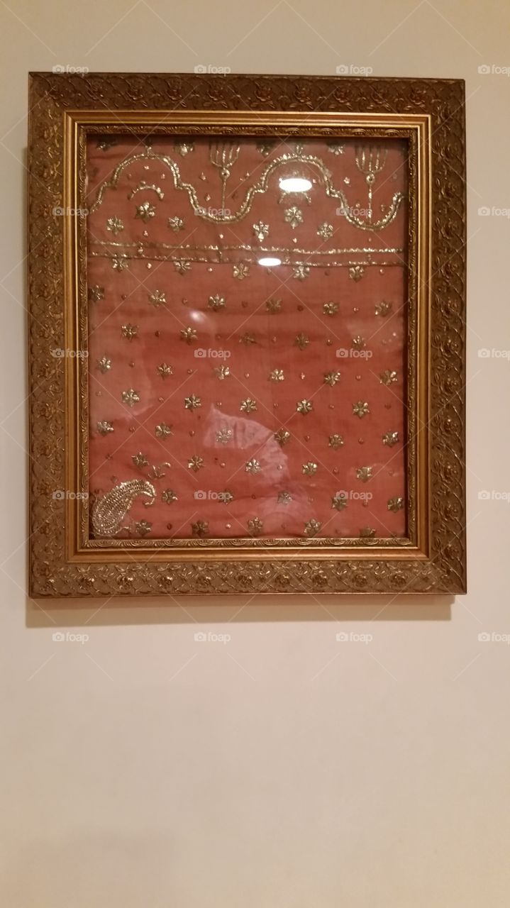 Antique gold art work