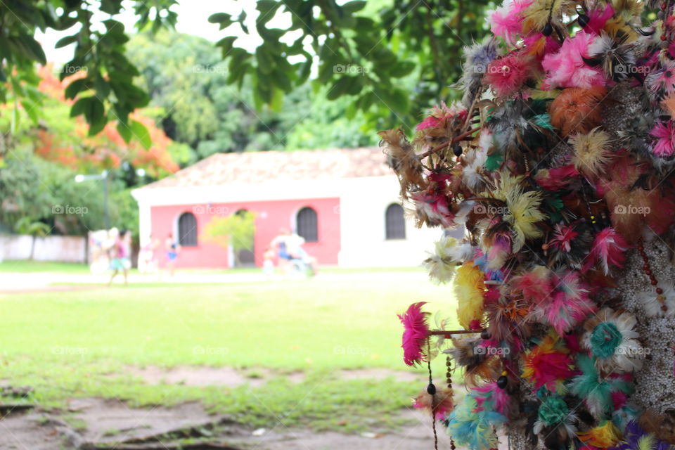 Some small houses somewhere