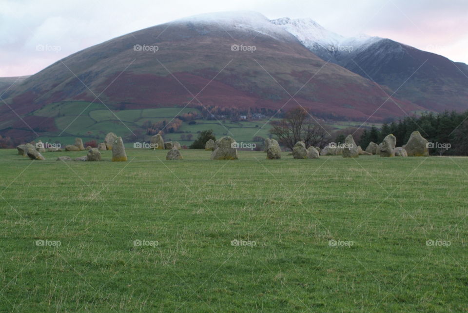 Castlerigg stone circle Lake District 