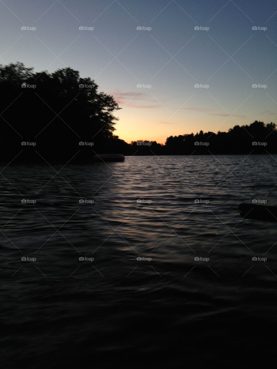 Sunset, Water, Lake, River, Dawn