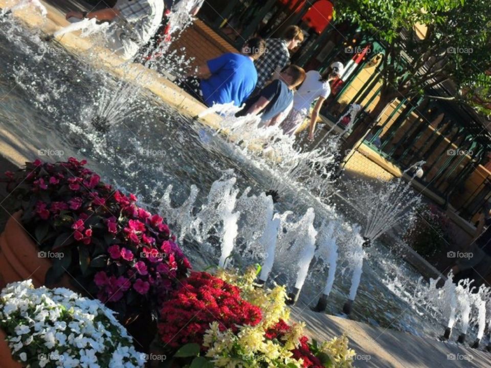 Disney fountain 