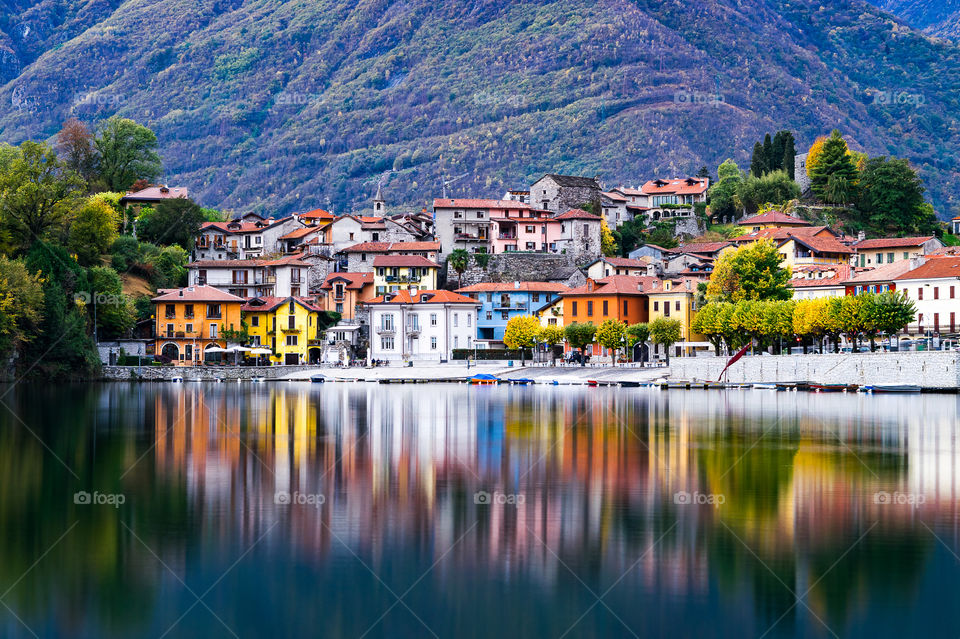 Mergozzo, Italy - Long exposure at lake