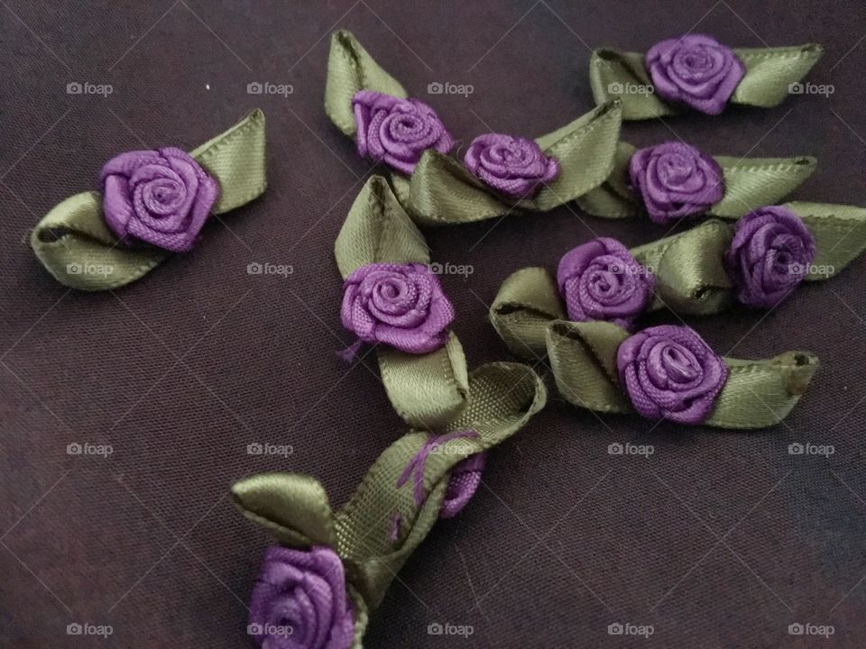 Silk roses for crafts 