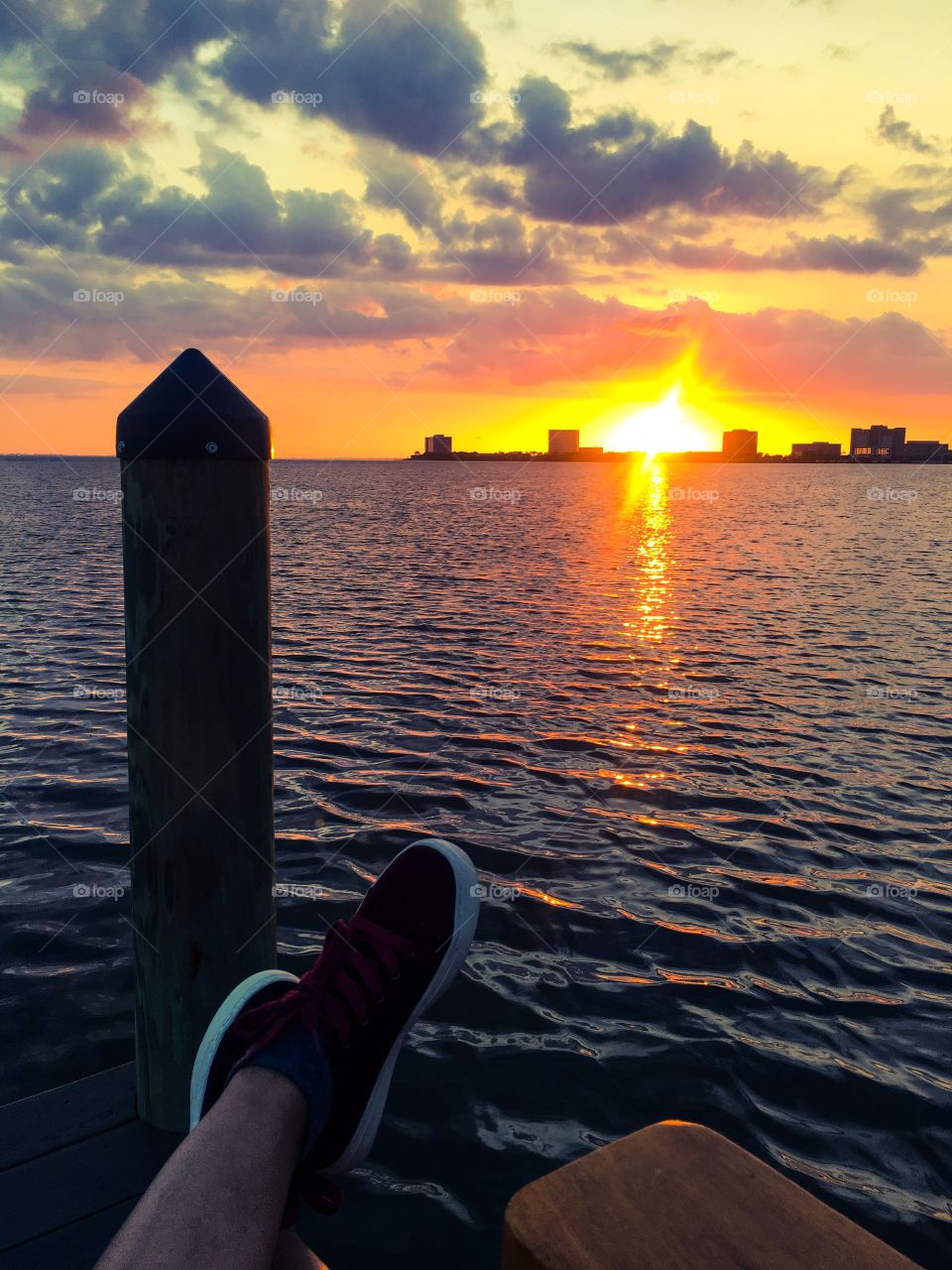 Beautiful day comes to an end