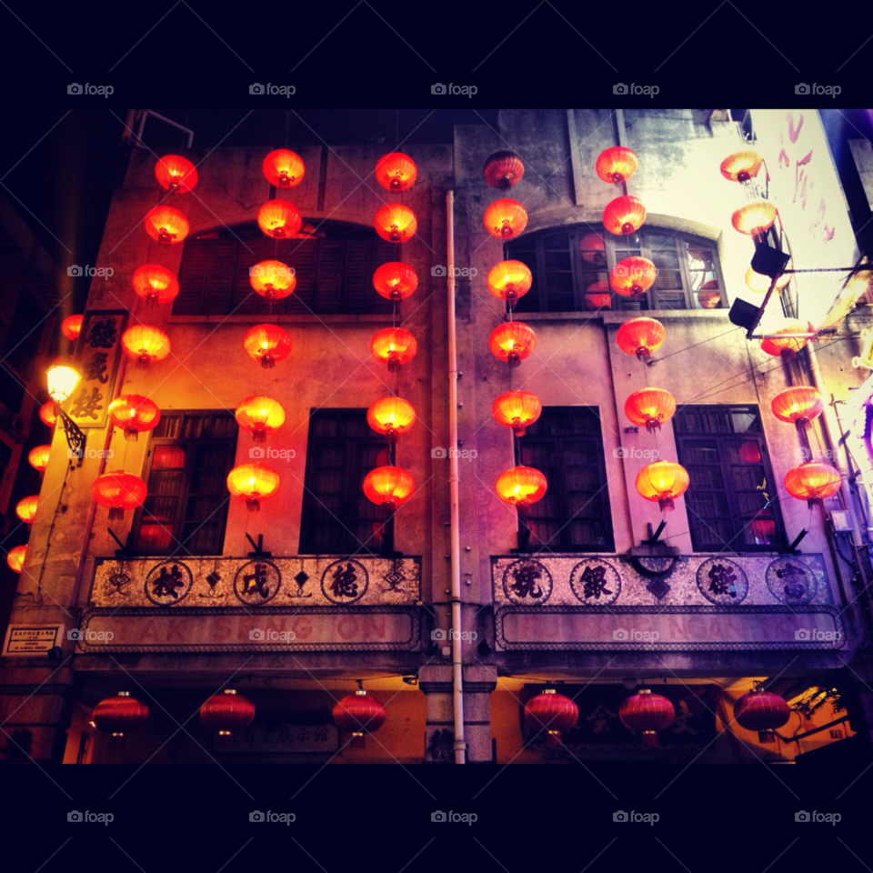 macau light building old chinese by KengPP
