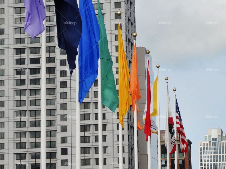 Gay Pride Flags In San Francisco