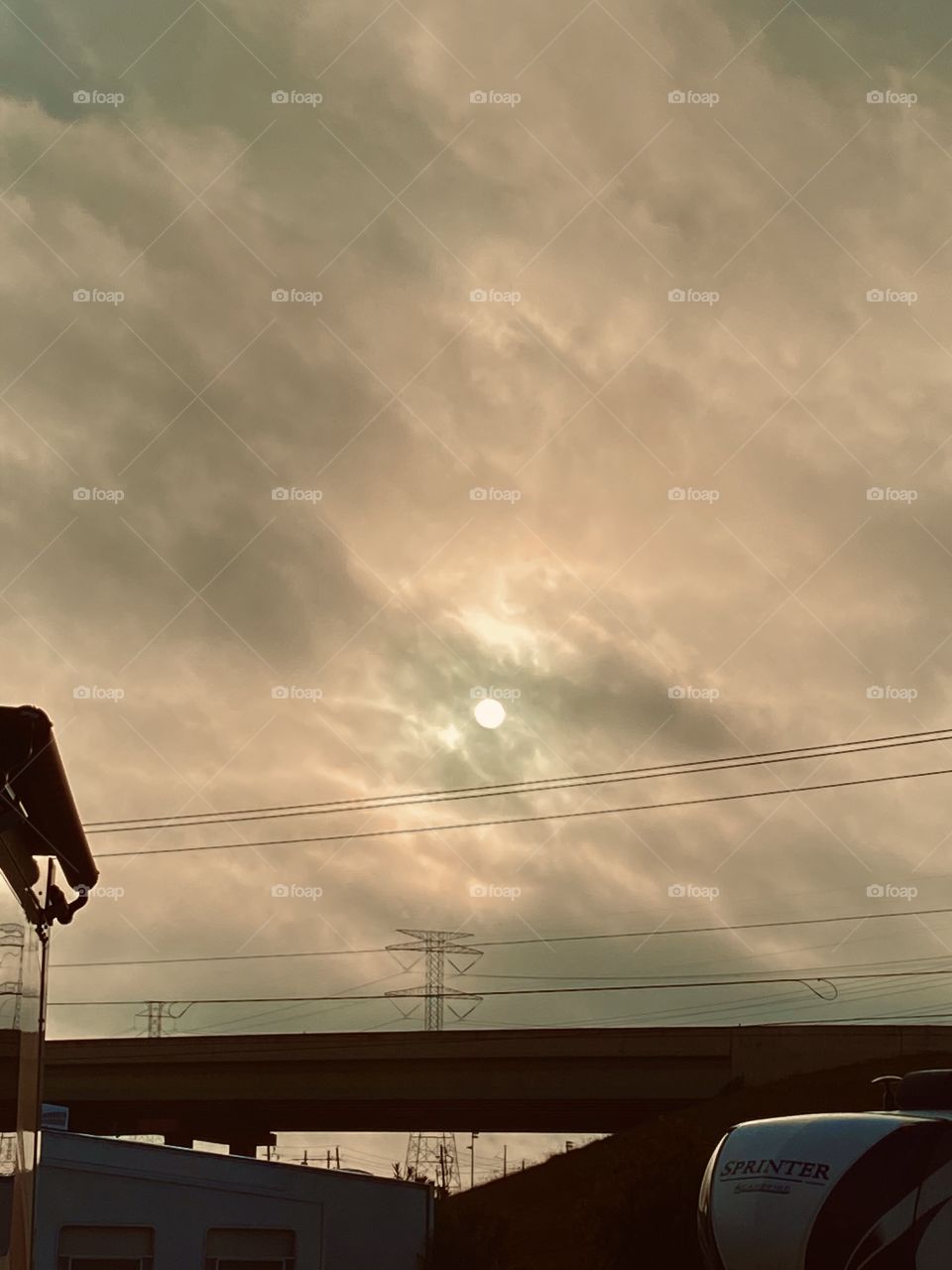 Next Morning Sunrise with fast moving Clouds for easy pics of morning sun 