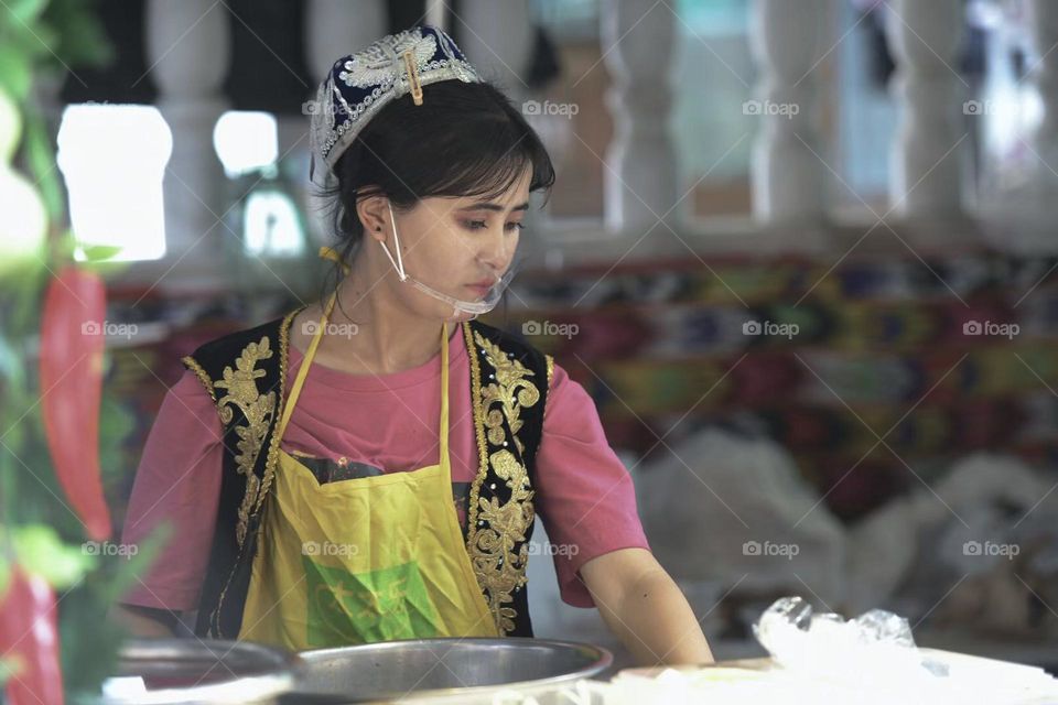 Xinjiang woman 