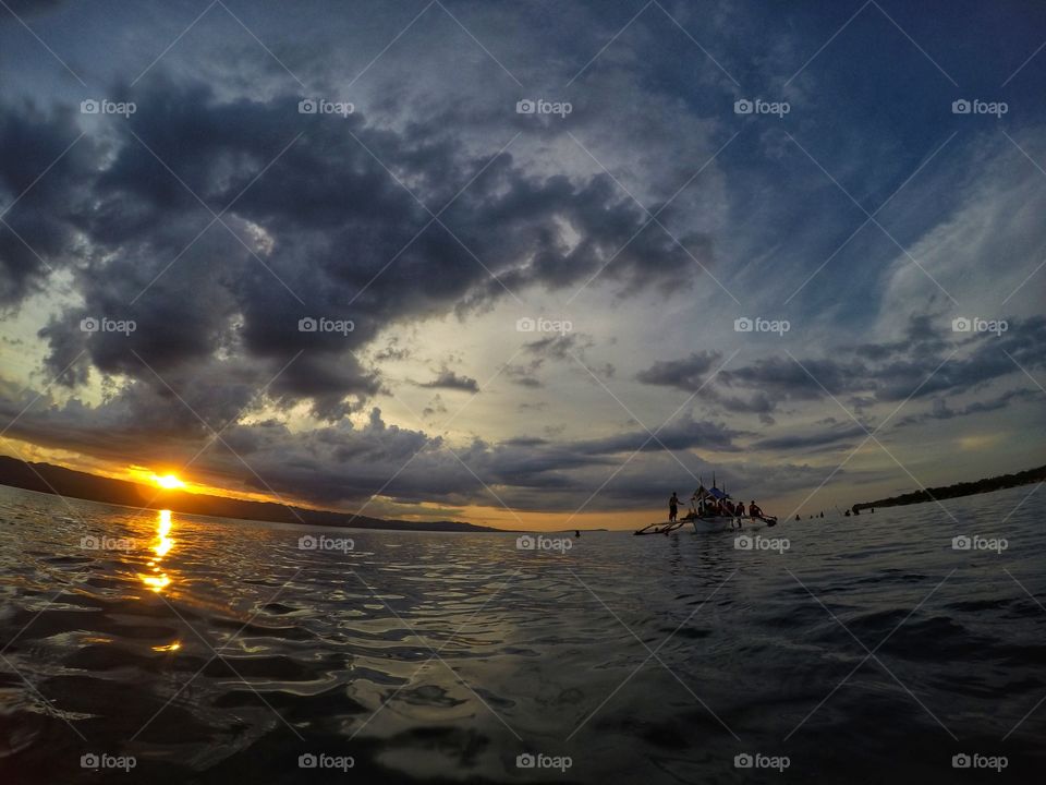 Alibijaban Island Sunset, Philippines