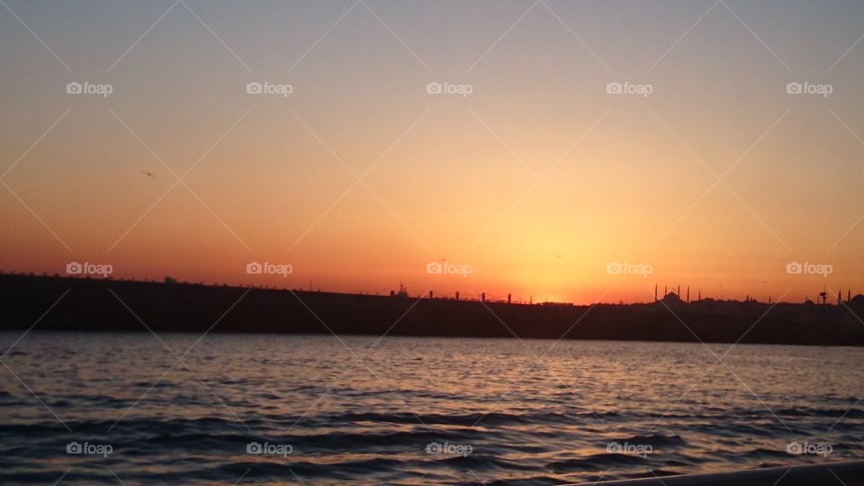 Sunset in İstanbul 