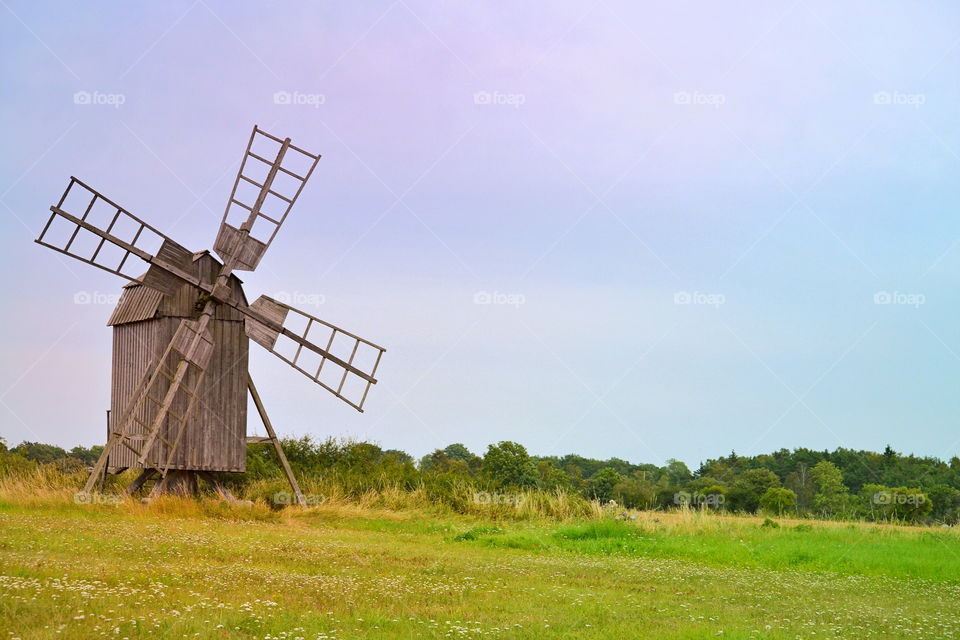 Windmill, Wind, No Person, Farm, Sky